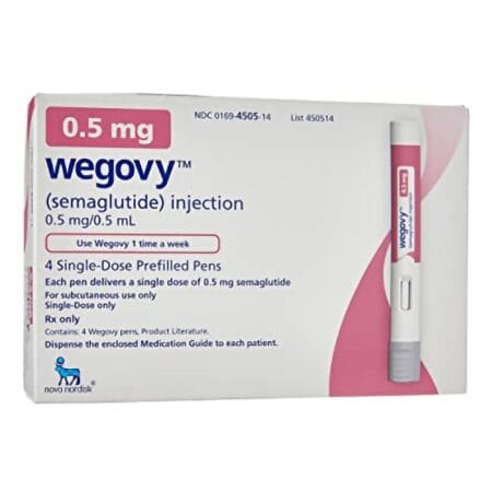 Wegovy 0.5 mg (Semaglutide) Injection